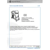 Blastrac BDC-3155 HCA Dust Collector manual cover