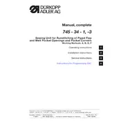 Dürkopp Adler 745-34-1 Sewing Machine