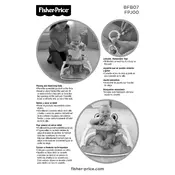 Fisher Price Mattel Sit-Me-Up Floor FPJ00 Seat manual cover