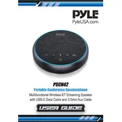 Pyle PSCN42 Speaker manual cover