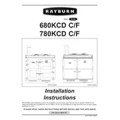 AGA Rayburn 780KCD CF Cooker manual cover