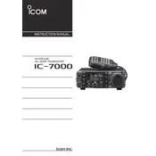 Icom IC-7000 Transceiver manual cover