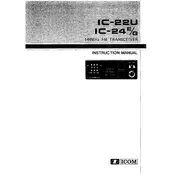 Icom IC-22U Transceiver manual cover