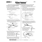 Davis Tiller-Tamer 2205 Tiller Tamer manual cover