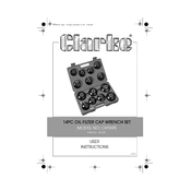 Clarke 1801695 CHT695 14PC Oil Filter Cap Wrench Set manual cover