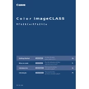 Canon Color imageCLASS MF624Cw manual cover