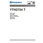 Husqvarna YTH2754 T 96041006202 Lawn Mower manual cover