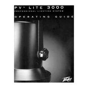 Peavey PV Lite System 3000 Lighting System manual cover