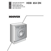 Hoover HDB 854DN 1-S manual cover