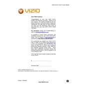 Vizio GV47L FHD TV TV manual cover