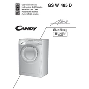 Candy GS W485D-S manual cover