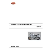 Moto Guzzi Norge 1200 Motorcycle manual cover