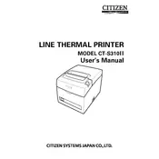 Citizen CT-S310II Printer