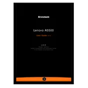 Lenovo A5500 Tablet manual cover