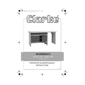 Clarke 4501510 CWB1700P Workbench manual cover