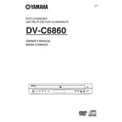 Yamaha DV-C6860 Disc Player manual cover