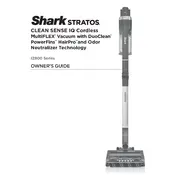 Shark Stratos IZ840H Vacuum manual cover