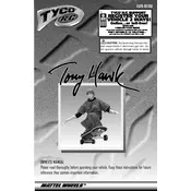 Tyco Mattel RC Tony Hawk Skateboard 95455 Toy manual cover