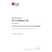 LG HU710PW HU710PW.AUS Projector manual cover