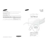 Samsung D430 TV manual cover