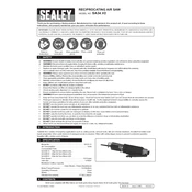 Sealey SA34.V2 Saw manual cover