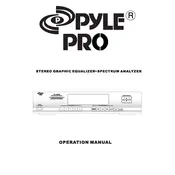 Pyle PT655E Equalizer manual cover