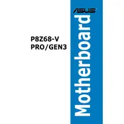 ASUS P8Z68-V PRO-GEN3 Motherboard manual cover