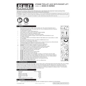 Sealey 4040AB.V2 Trolley Jack manual cover