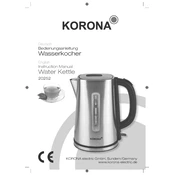 Korona 20252 Kettle manual cover