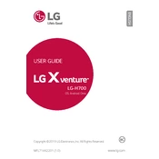 LG X Venture LG-H700 H700 Chocolate Brown Phone manual cover