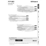 Roland FP-90 manual cover