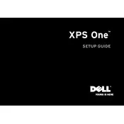 Dell XPS One 20 Desktop manual cover