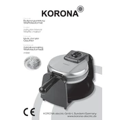 Korona 41002 Waffle Maker manual cover