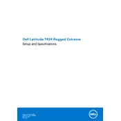 Dell Latitude 7424 Rugged Extreme Laptop manual cover