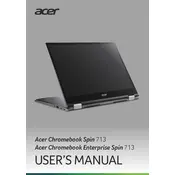 Acer Chromebook Enterprise Spin 713 CP713-3W-54JD Laptop manual cover