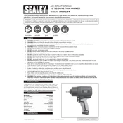 Sealey SA6002.V4 Impact Wrench manual cover