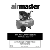 Clarke 2244005 Airmaster Tiger 8 510 Air Compressor manual cover