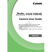 Canon IXUS 1100 HS manual cover