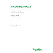 Schneider Electric MiCOM P220 Relay manual cover