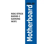 ASUS ROG STRIX B650E-I GAMING WIFI Motherboard manual cover