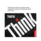 Lenovo ThinkPad Thunderbolt 4 Dock manual cover