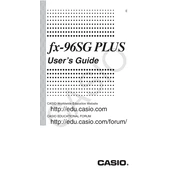 Casio fx-96SG Plus Calculator manual cover