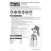 Sealey S775 Spray Gun manual cover