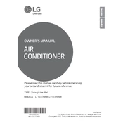 LG LT1037HNR LT1037HNR.AT3AUSB Air Conditioner manual cover