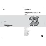 Bosch GSB 18V-45 Drill manual cover