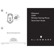 Dell Alienware AW310M Mouse manual cover