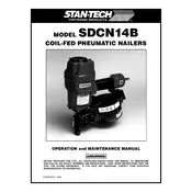 Bostitch SDCN14B Nailer manual cover