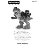 Fisher Price Mattel Imaginext Mega T-Rex BMF12 Toy manual cover