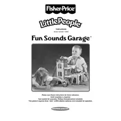 Fisher Price Mattel Little People Fun Sounds Garage 72693 Toy manual cover