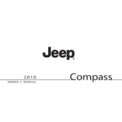 Jeep Compass 2010 SUV manual cover